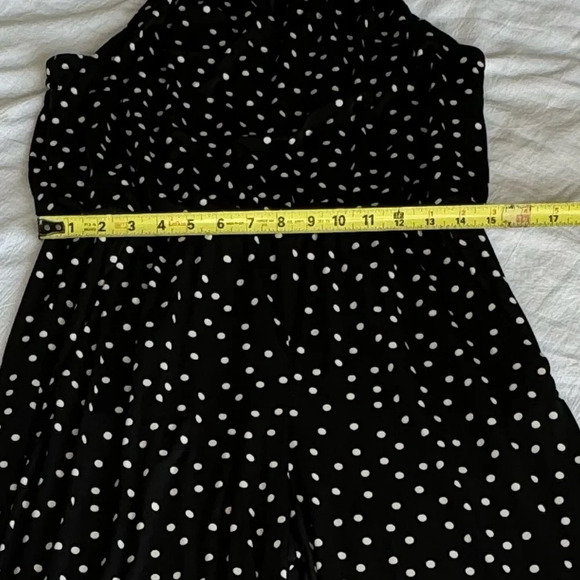 London Times Polka Dot Jumpsuit romper excellent condition size 12 comfortable - Picture 8 of 13
